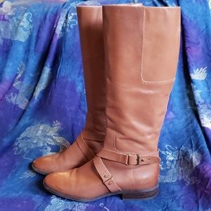 Nine West Leather Riding Boots sz 10